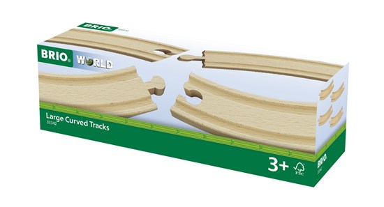 Large Curved Railway Tracks