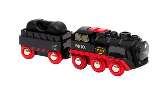 Battery-Operated Steaming Train